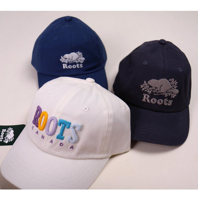 PS] 全新正品 Roots 基本 海狸 棒球帽 鴨舌帽-親子款 大童 L/XL 56公分 大人也可以帶