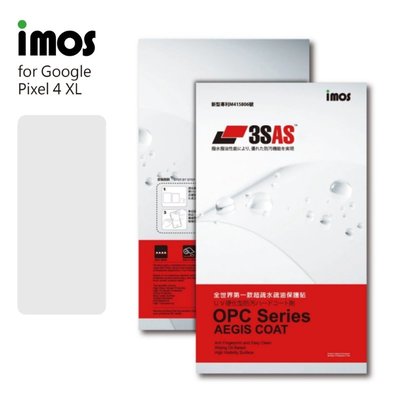【免運費】imos Google Pixel 4 XL 3SAS 疏油疏水 螢幕保護貼 (塑膠製品)