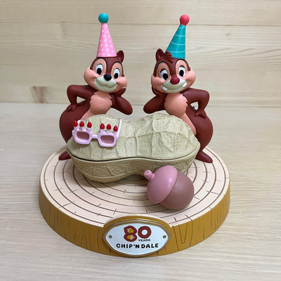 日本迪士尼 奇奇蒂蒂 80週年 擺飾 收納盒