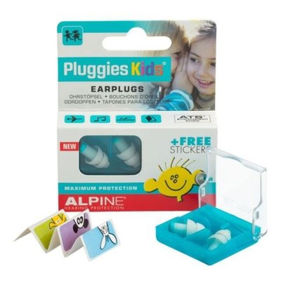 ALPINE Pluggies kids 兒童耳塞《鴻韻樂器》荷蘭原裝進口 專注 耳塞 防水 耳塞 專利材質 抗噪 降噪