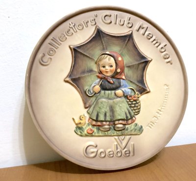 德國喜姆 Goebel Collectors' Club Member Plate Hum 690 瓷盤 立畫 西德製