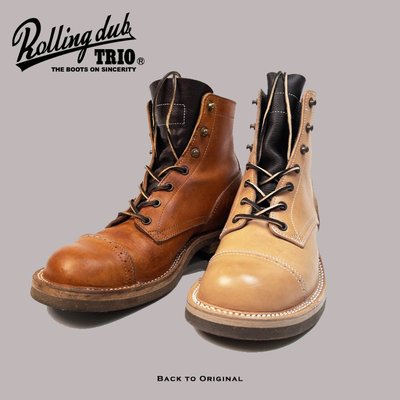 BTO 日本【Rolling Dub Trio】Roots義大利馬皮 6吋傘兵靴 工作靴