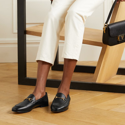 CC Collection 代購 Gucci Brixton 經典黑色兩穿踩腳樂福鞋
