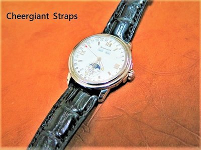 寶鉑鱷魚錶帶巧將手工錶帶訂製Chergiant BLANCPAIN custom padd croco strap