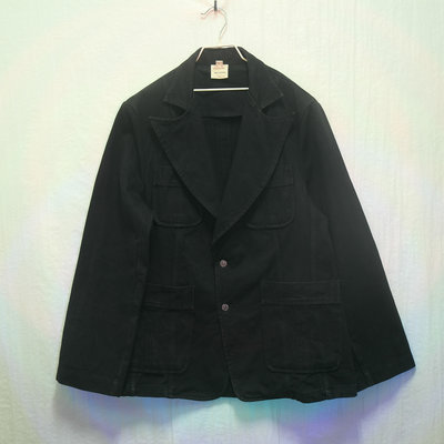 Evisu 福神 獵裝 工裝 狩獵外套 夾克 外套 西裝外套 黑 極稀有 老品 復古 古著 Vintage