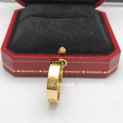 Belle流當奢品 Cartier 卡地亞 LOVE系列結婚戒指 男女款18K黃金寬版戒指 B4084600 現貨