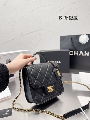 Cinder-ella 跟著買就對了| Chanel 22k銘牌豆腐包Chanel 22k秋冬新品必入系列tew被22K N.O20515