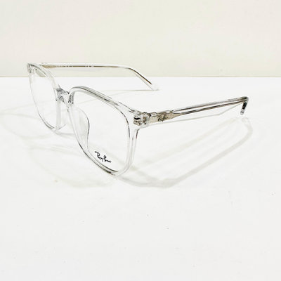 【名家眼鏡】雷朋質感透明大方型膠框RB5411D 2001【台南成大店】