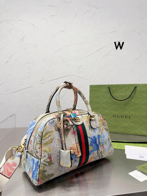【全球優品滙】Gucci  Ohidia 波士頓桶包 最新系列，鏈條包，配烏木色牛皮～這個款復古韻味特別濃，鏈 NO55023
