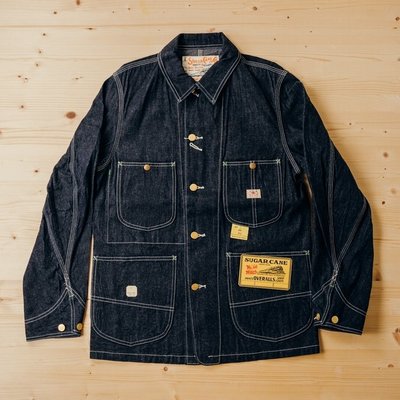[BTO] 日本 SUGAR CANE SC14371 Blue Denim Work Coat 工裝夾克