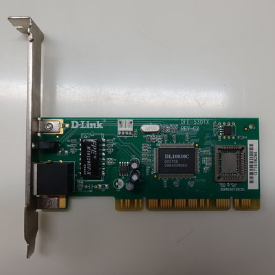 中古 D-Link友訊DFE-530TX Rev.C2 PCI介面網卡