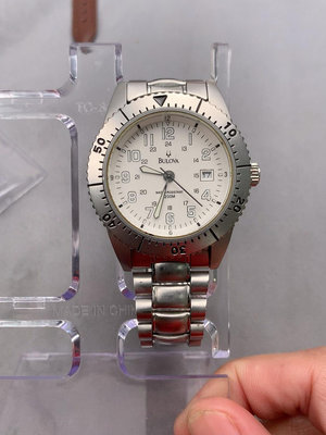 Bulova寶路華瑞士機芯石英經典手錶 男士潛水錶
