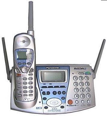 瑕疵品 螢幕無字,Panasonic KX-TG2740國際牌2.4GHz,子母機 2外線 雙外線 答錄機 無線 電話機