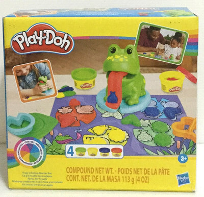 現貨 正版Hasbro Play-Doh 培樂多小青蛙彩色睡蓮池黏土啟發遊戲組