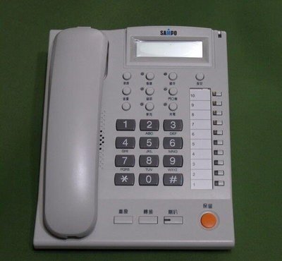 聲寶 S-512 電話總機 +S-5D 顯示話機4台，附來電顯示