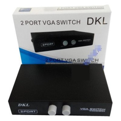 VGA切換器二進一出 螢幕切換器 2進1出顯示器視頻切換器 1分2