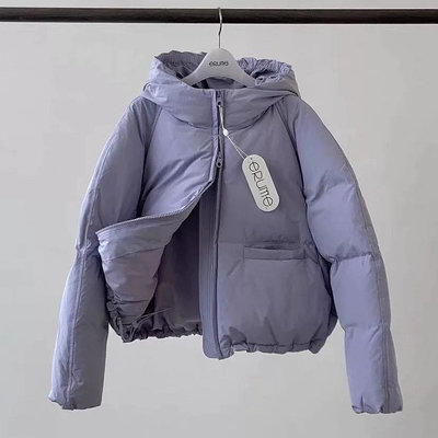 韓國代購 🍁4色 冬季輕盈保暖 鵝絨100% 羽絨外套 ✔️現貨紫
