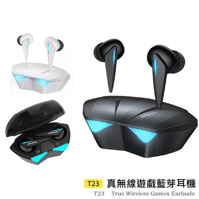 AWEI T23 藍芽耳機 電競藍芽耳機  智能指紋觸控 防水防汗 藍牙耳機 耳機 用維 台灣現貨