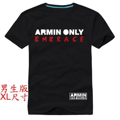 【電音DJ系列】Armin Only Embrace【阿曼凡布倫】男生版XL尺寸短袖T恤(現貨供應 下標後可以立即出貨)