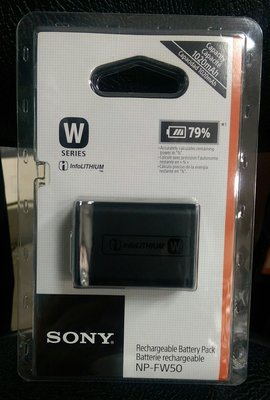 【完整盒裝】SONY NP-FW50 原廠鋰電池 適用NEX系列 完整盒裝