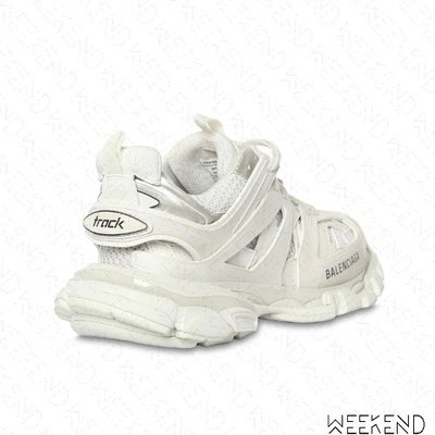 WEEKEND】 BALENCIAGA Track 巴黎世家休閒鞋老爹鞋全白色女款| Yahoo