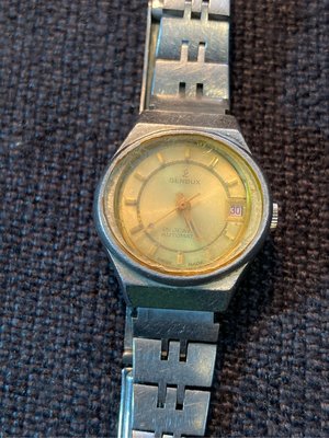 古董機械錶 GENBUX 型號：5108 手錶能走動 錶徑23mm 給會整理的人購買 可當練手錶