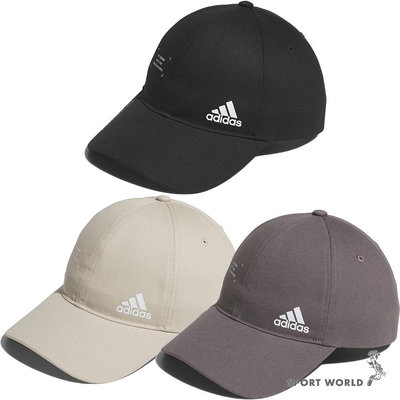 Adidas 帽子 老帽 按扣調節 棉 黑/米/灰【運動世界】IM5230/IM5231/IM5232