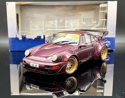 【MASH】現貨特價 Solido 1/18 Porsche 911 (964) RWB violet