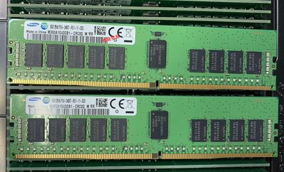 三星8G 2Rx8 PC4-2133P ECC REG DDR4 2133 RECC RDIMM伺服器記憶體