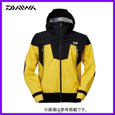 ☆桃園建利釣具☆DAIWA DR-2321J 黃黑色 2XL號 雨衣夾克 雨衣 釣魚雨衣 透氣雨衣
