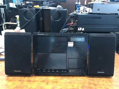 Panasonic SA-EN38 all in one 組合音響 可播 IPod CD USB 收音機 還有一個前方輸入 可連接手機或藍牙裝置