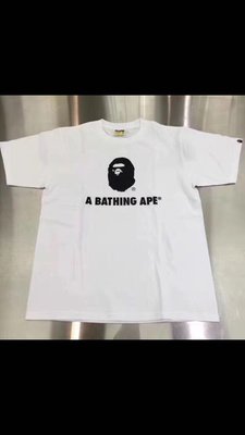 A BATHING APE   2018年 新年福袋 基本款T恤 短T 短袖 上衣 猿人頭  BAPE 潮牌 白T 潮T