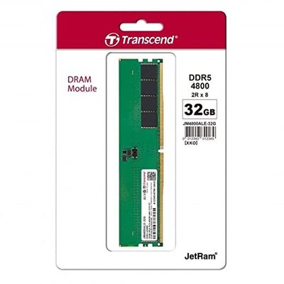 【新魅力3C】全新公司貨 創見 JetRam DDR5 4800 32GB 桌上型記憶體 JM4800ALE-32G