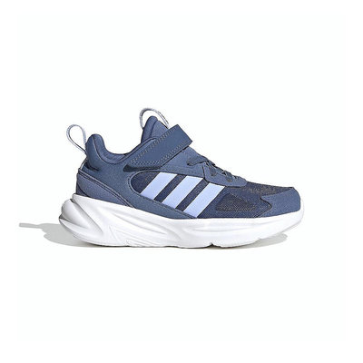 Adidas Ozelle EL K 中大童 藍紫 魔鬼氈 跑步鞋 運動鞋 ID2298