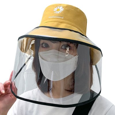 下殺-防控用品隔離防護面罩裝備防飛沫防護帽裝備頭罩遮臉全臉透明