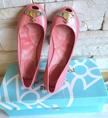 ❤特價❤全新英國名牌Vivienne Westwood x Melissa果凍橡膠香香娃娃鞋
