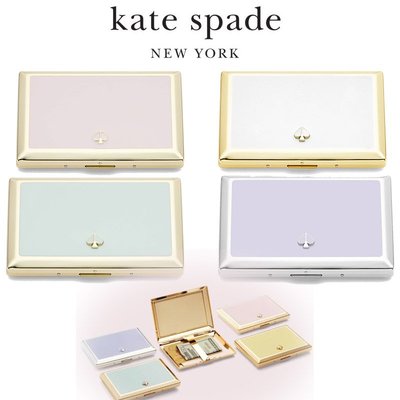 美國 Kate Spade New York 金屬 名片盒 證件夾 零錢包 卡片 硬殼 名片夾 卡夾 信用卡包 名片盒