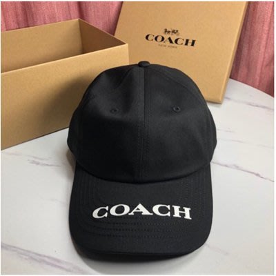 Koala海購 COACH 89719 新款夏日休閒 男士可調節尺寸男款棒球帽 帽子