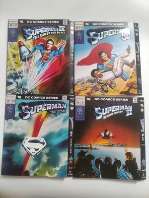 BD藍光DVD  超人 Superman 1-4 全新影片 繁體中字
