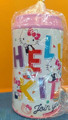 台灣製 三麗鷗 Hello Kitty 存錢筒 45週年限定款 KT大可樂罐存錢筒 造型存錢筒 存錢筒(粉色)