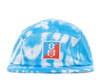 【REBEL8】FLIP BLUE TIE-DYE  5panel(藍色)五片帽