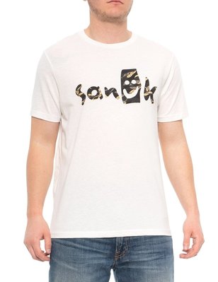 【特價 出清】Sanuk 短袖T恤【S】【M】有機棉 環保 Camo Logo白色 全新 現貨