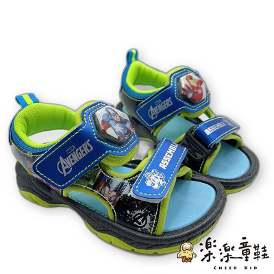 【樂樂童鞋】台灣製復仇者聯盟電燈涼鞋 MN114 - 台灣製 台灣製涼鞋 MIT MIT涼鞋 男童鞋 男童涼鞋