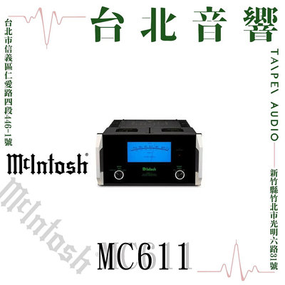 McIntosh MC611 | 全新公司貨 | B&amp;W喇叭 | 另售MC255