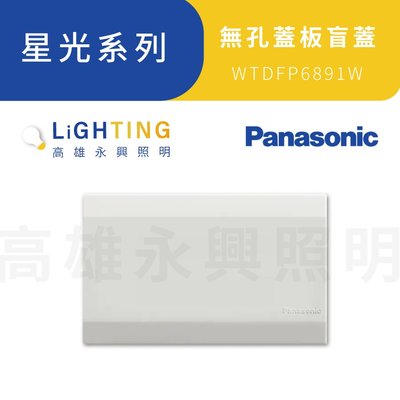 Panasonic 國際牌 星光系列 WTDFP6891 無孔蓋板 盲蓋 蓋片 面板【高雄永興照明】