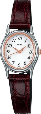日本正版 SEIKO 精工 ALBA AIHK003 手錶 女錶 皮革錶帶 日本代購