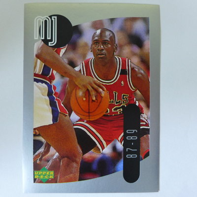 ~ Michael Jordan ~籃球之神.空中飛人/麥可喬丹 名人堂.NBA球星 1998年UD小卡 @18