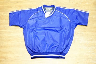 棒球世界全新SSK日本進口高質感短袖風衣 寶藍色特價