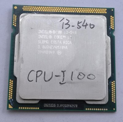 【冠丞3C】INTEL i3-540 1156腳位 CPU 處理器 CPU-I100