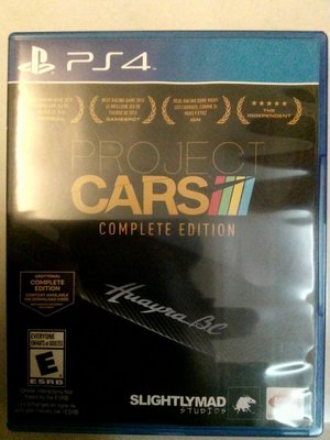 PS4 賽車計畫 完整版 Project Cars complete edition 英文版 只出英文 光碟無刮 完全版